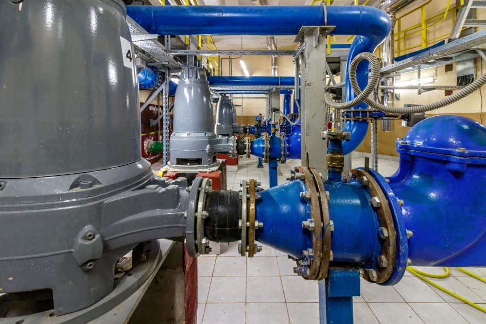 Pompes d’un poste de refoulement des eaux usées suivies par une GMAO assainissement